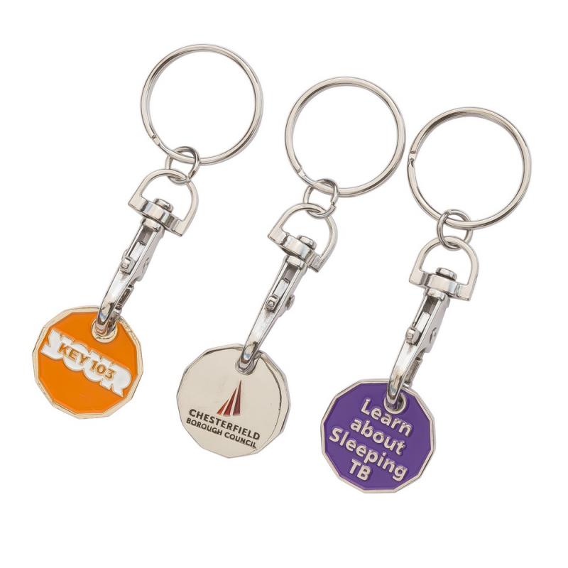 Image of Trolley Coin Key Ring