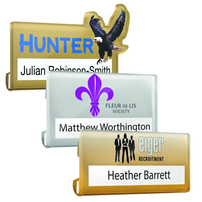 Image of Clear Acrylic Reusable Name Badges