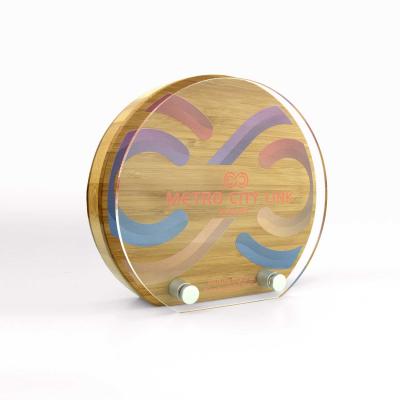 Image of Bamboo Sunrise Award with Acrylic Face Plate