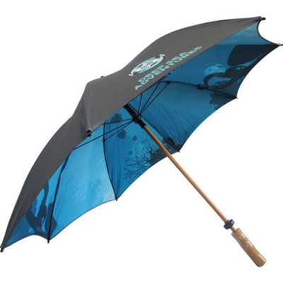 Image of Spectrum Sport Wood Medium Double Canopy Umbrella
